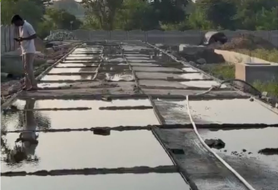 Navya Bhumi 1 — Road works — site photo, 14 Oct 2026